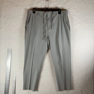 Fabletics The Only‎ Pants Men's 2XL Gray Stretch Slash Pockets Skinny Leg 9673
